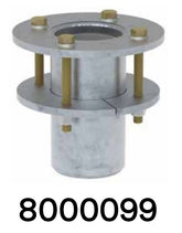 3M DBI-SALA Galvanised Deck Mount Base High Capacity (8000099)